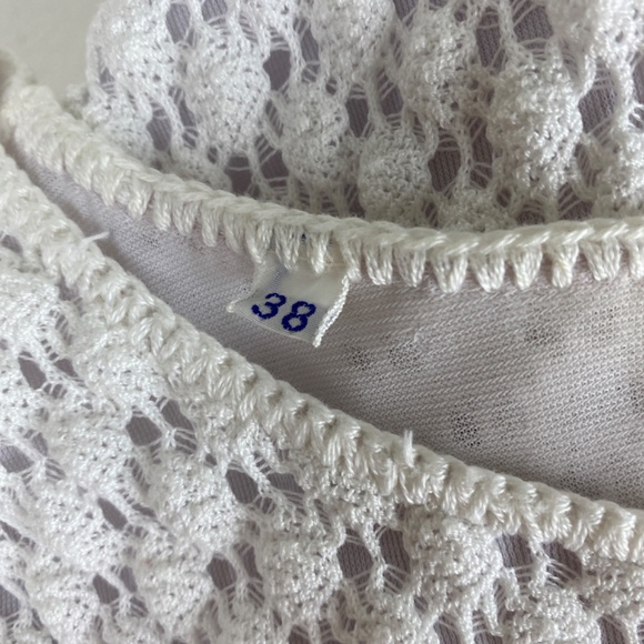 Vintage 60/70s Majestic Knit Tank Top Small Textured Knit Pin Up Rockabilly USA - Picture 8 of 8